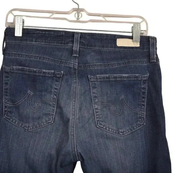 AG Adriano Goldschmied The Farrah  Skinny Crop High Rise Blue Size 27 - Picture 6 of 15